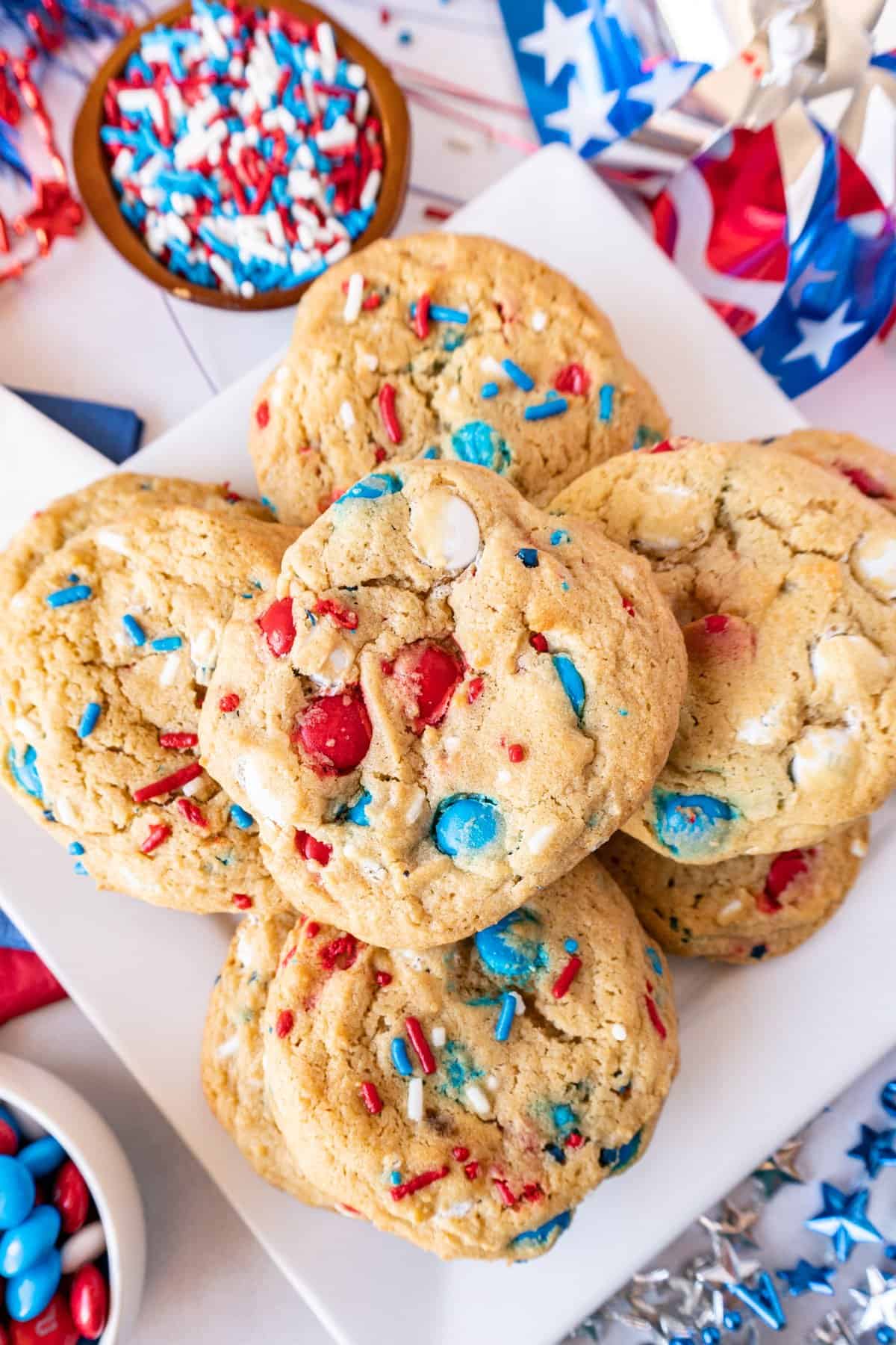 cookies on plate