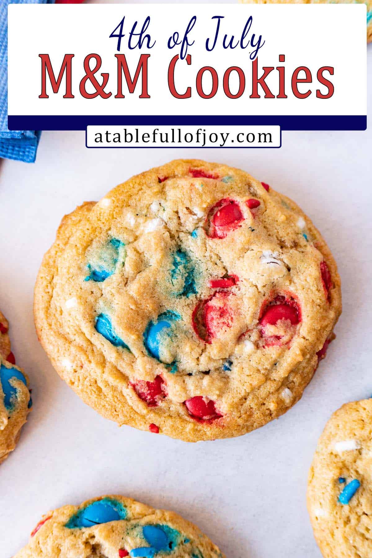 4th of July Cookies pinterest pin