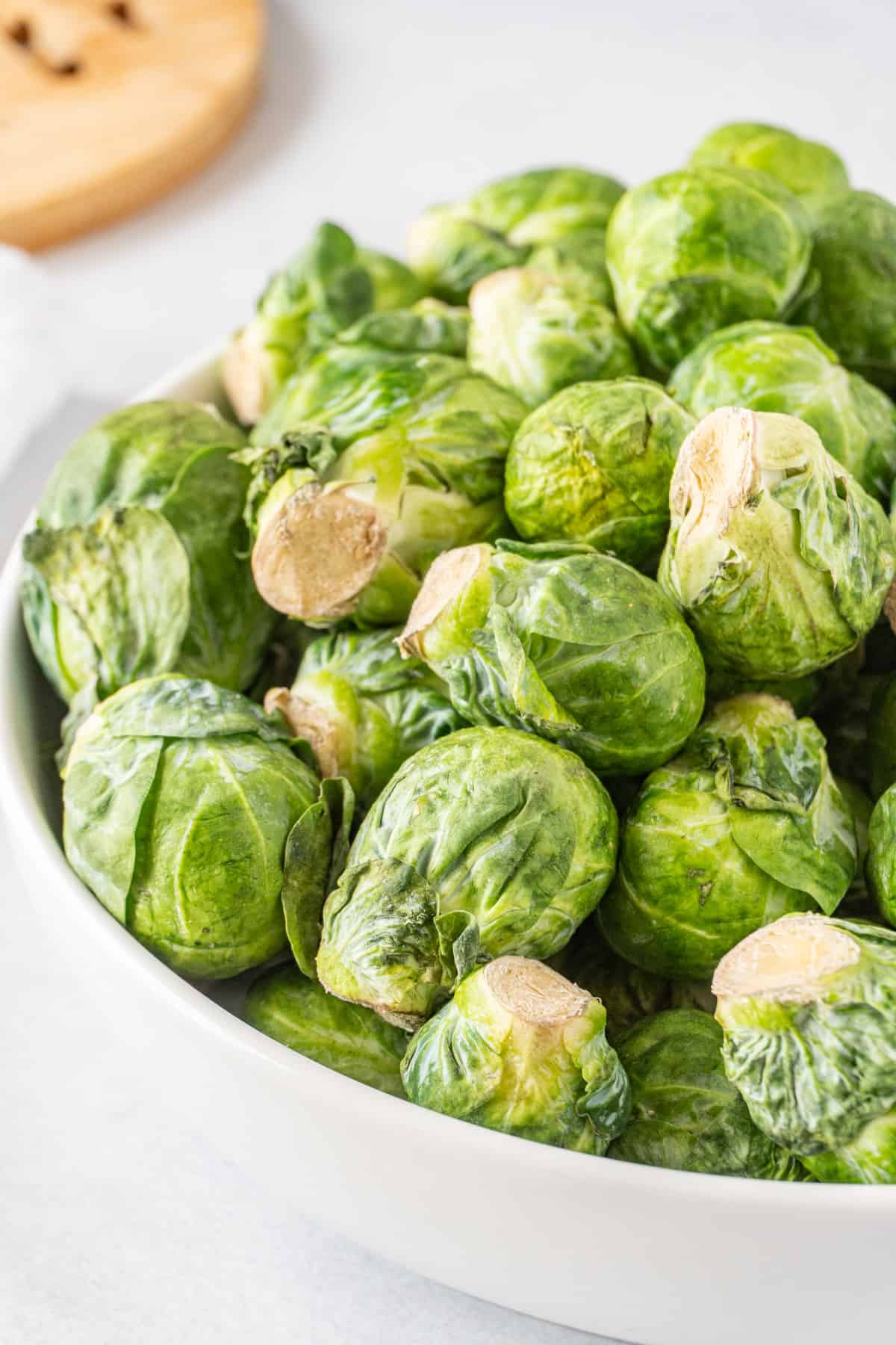 brussel sprouts in bowl