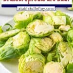How to tell if brussel sprouts are bad pinterest pin