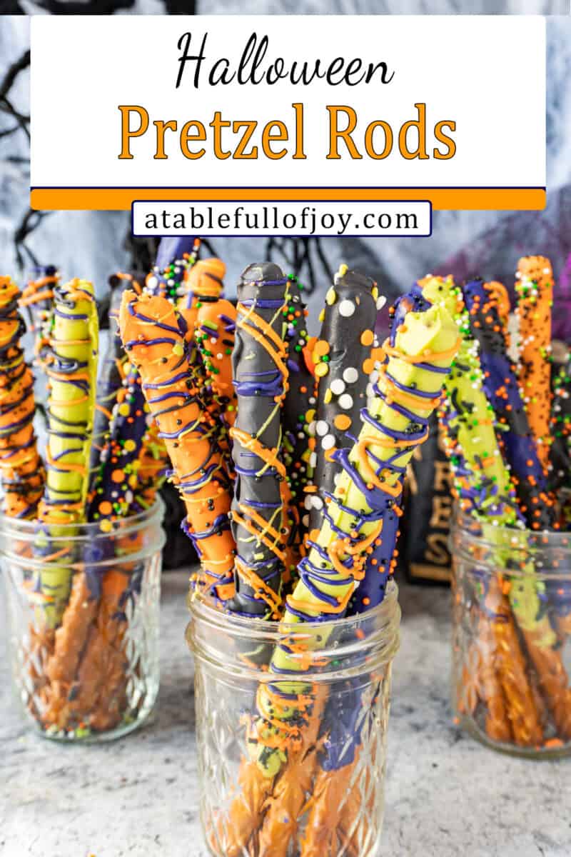 Easy Halloween Pretzel Rods All the Tips + Ready in 15 mins!