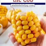 candy corn on the cob pinterest pin