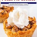 pecan pie cookies Pinterest image