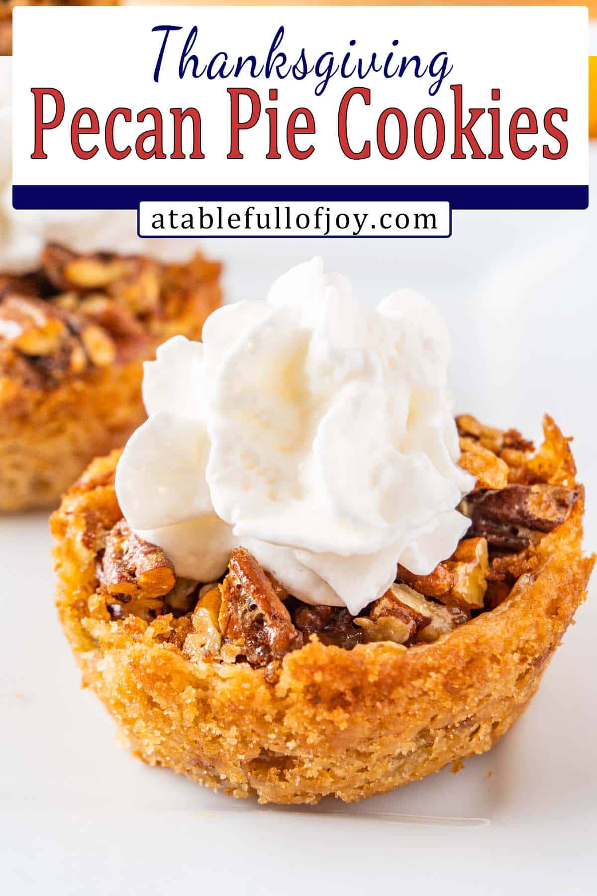 pecan pie cookies Pinterest image
