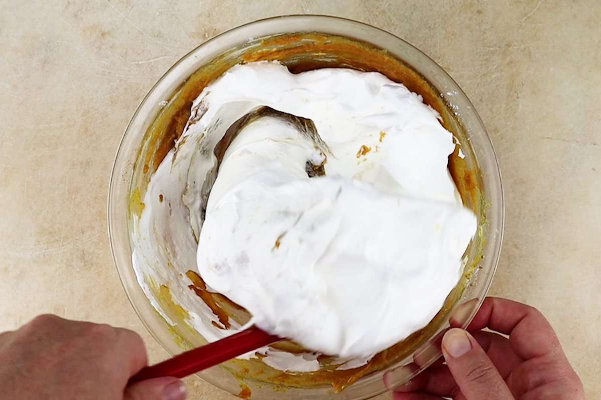folding in thawed cool whip