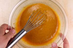 pumpkin pie mixture