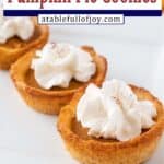 Pumpkin Pie Cookies Pinterest pin