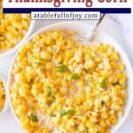 thanksgiving corn recipe pinterest image