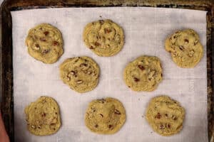 cookies after being bakes