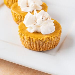 Mini Pumpkin Cheesecakes featured image