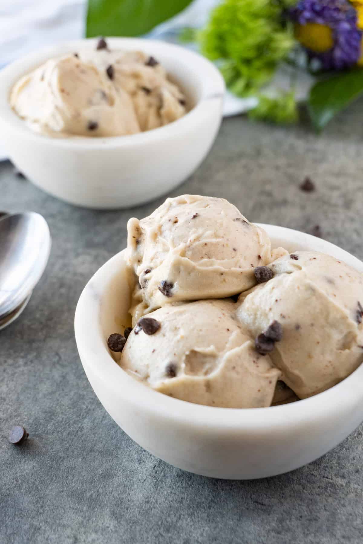 ice cream made with bananas