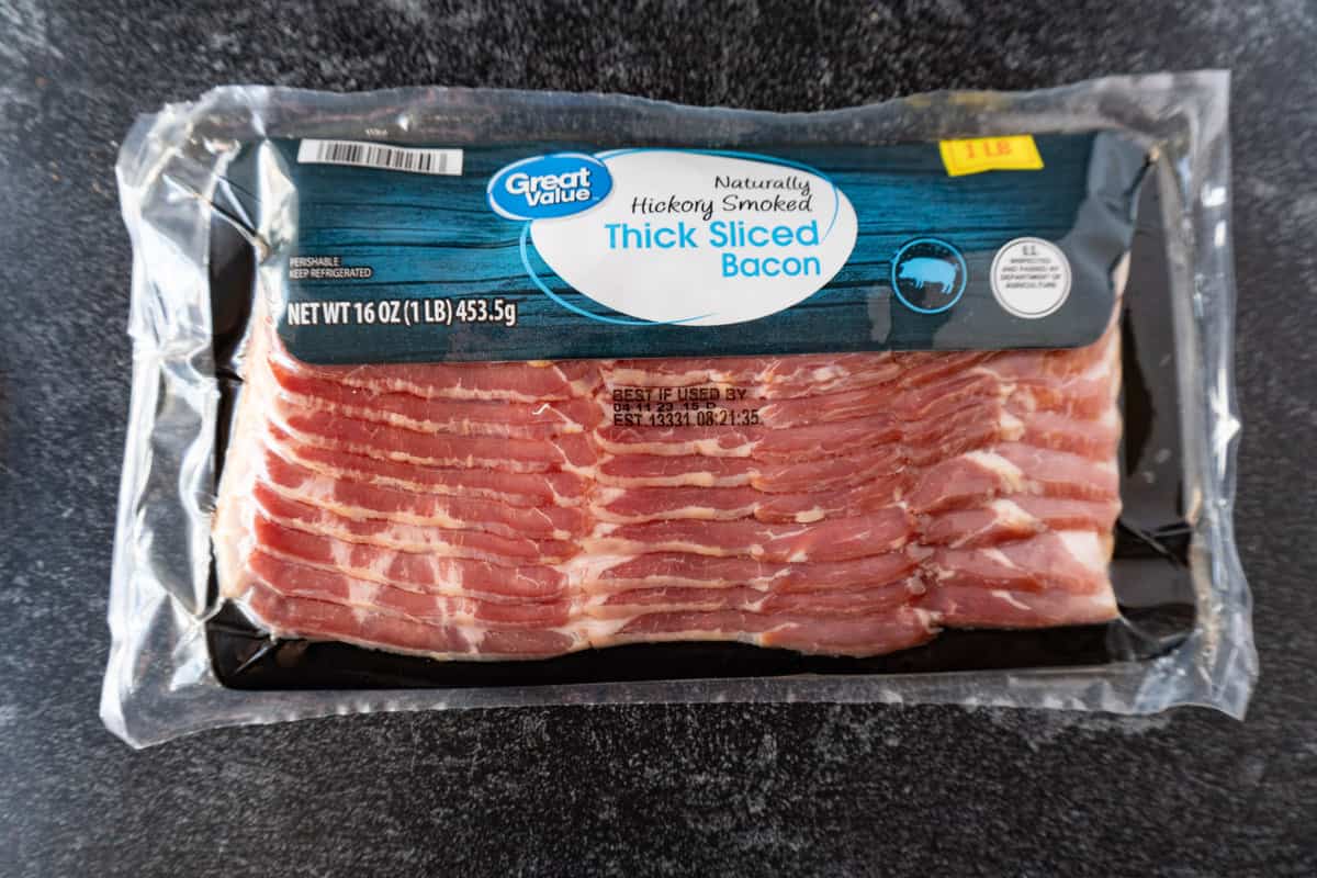 good pack of bacon with best by date