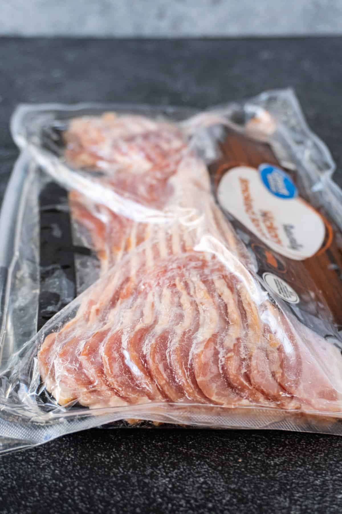 bacon package with bad seal