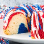 showing the inside of cake