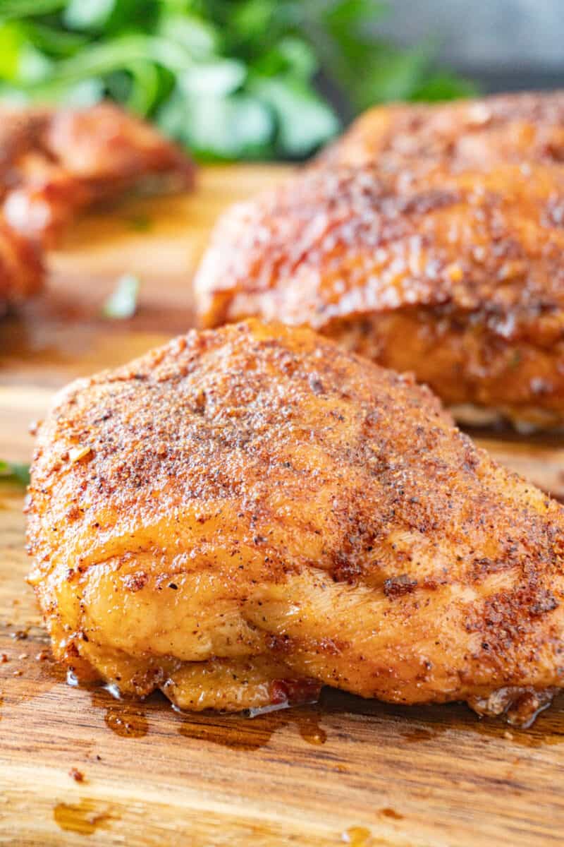 The BEST Smoked Chicken Thighs Bonein or Boneless!