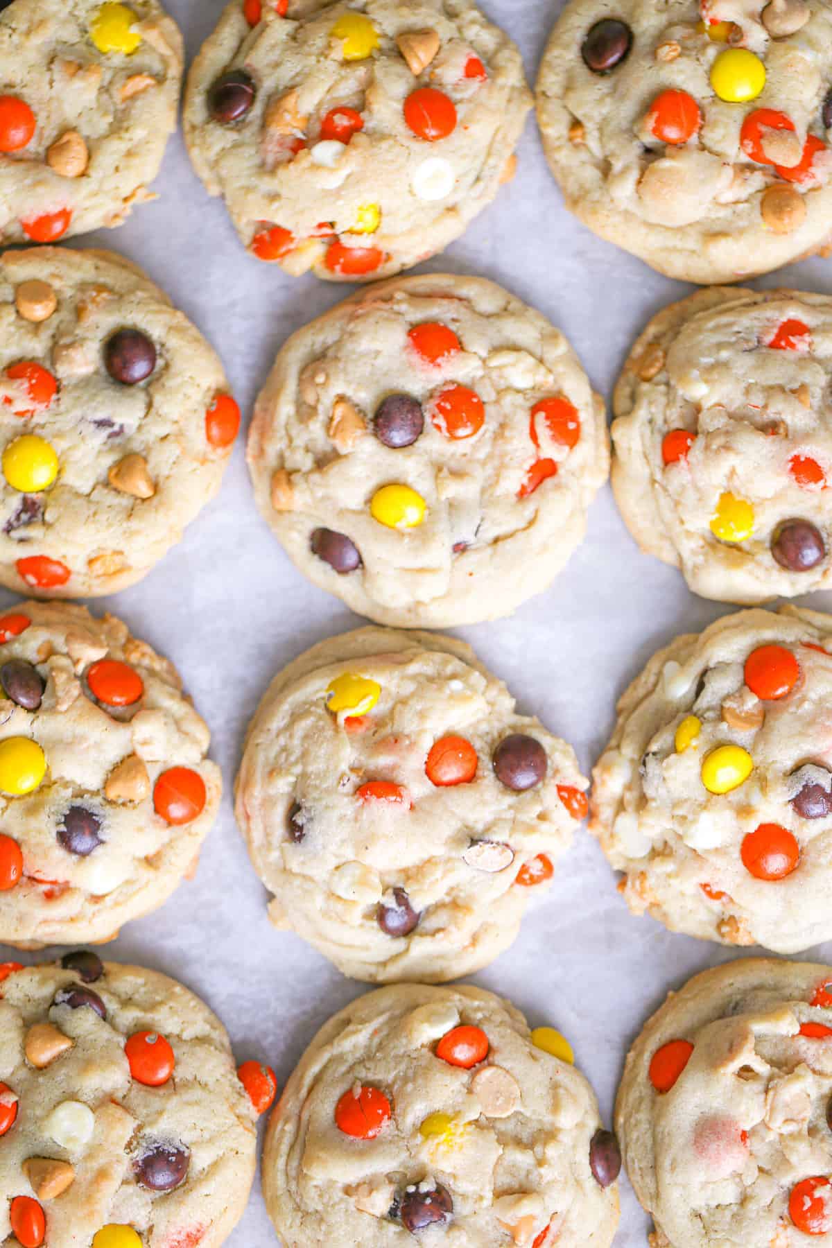 Peanut Butter M&M cookies