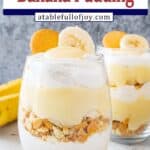 homemade banana pudding pinterest image
