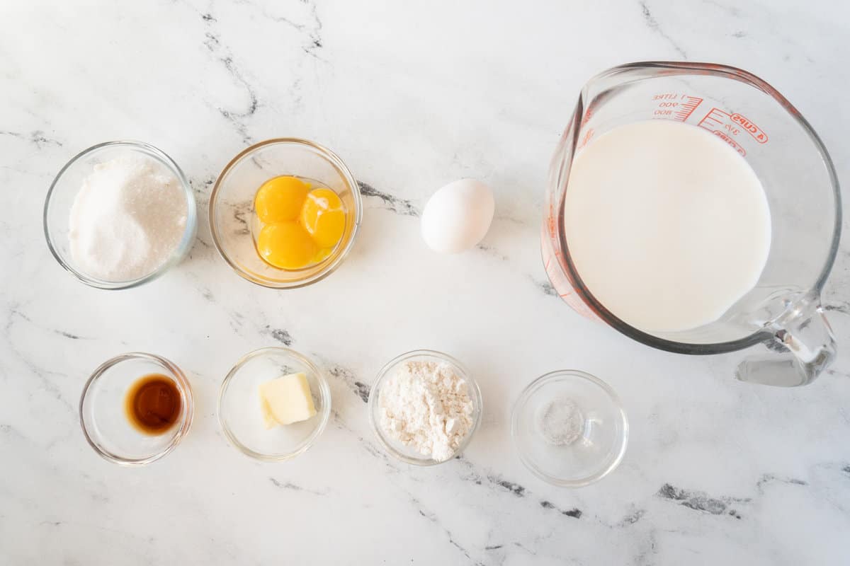 homemade banana pudding ingredients