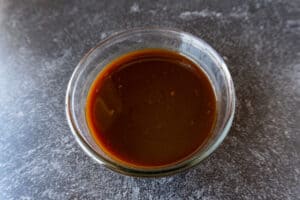 pad thai sauce mixed in a bowl