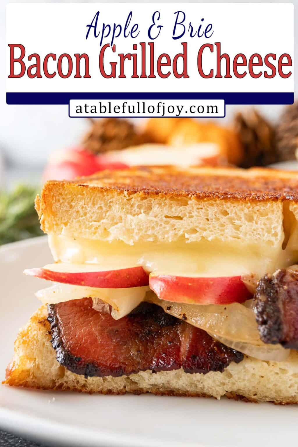 The BEST Bacon Grilled Cheese Sweet, Savory, and Delicious!