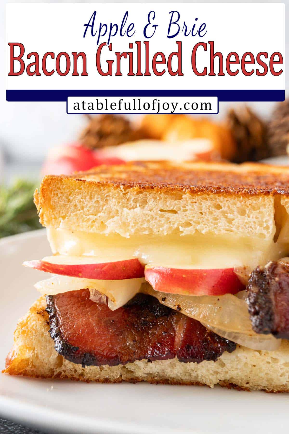 bacon grilled cheese pinterest pin