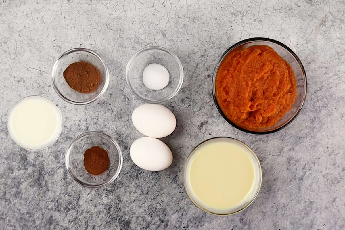 pumpkin pie with sweetened condensed milk ingredients