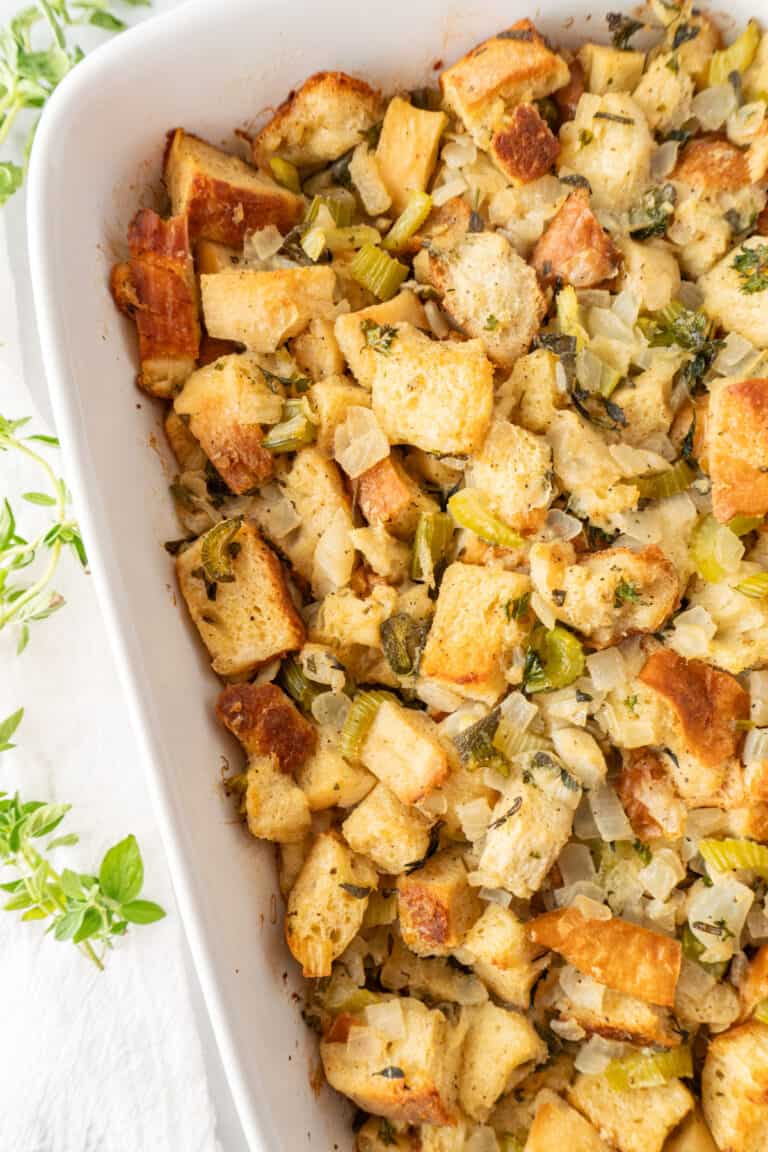 The BEST Homemade Stuffing - Easy, Flavorful, Delicious