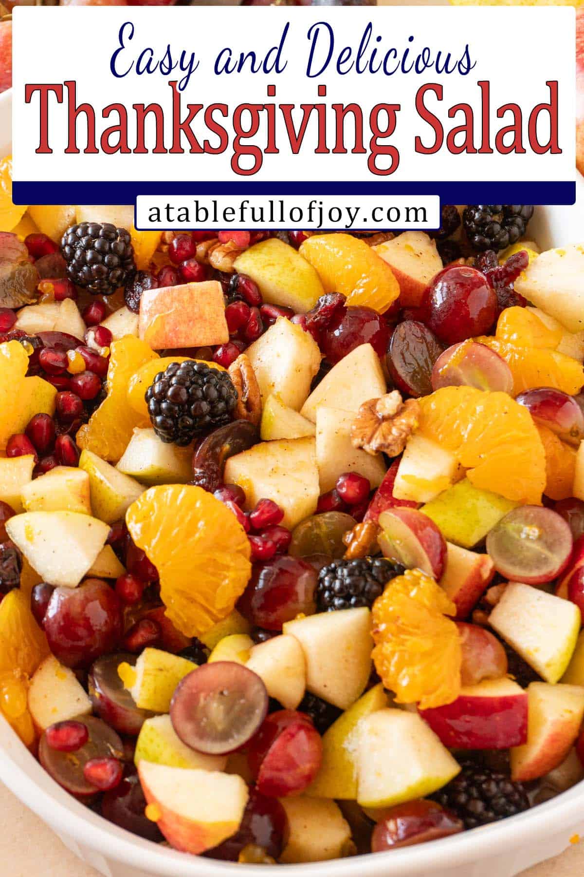 thanksgiving fruit salad pinterest pin