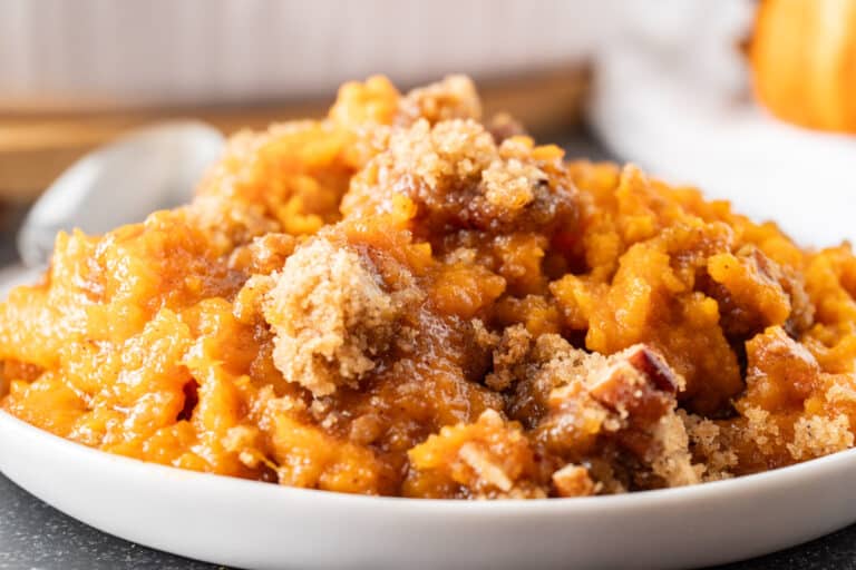 The BEST Sweet Potato Souffle! Easy, Light, and Flavorful!