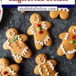 Best Gingerbread Cookies pinterest pin