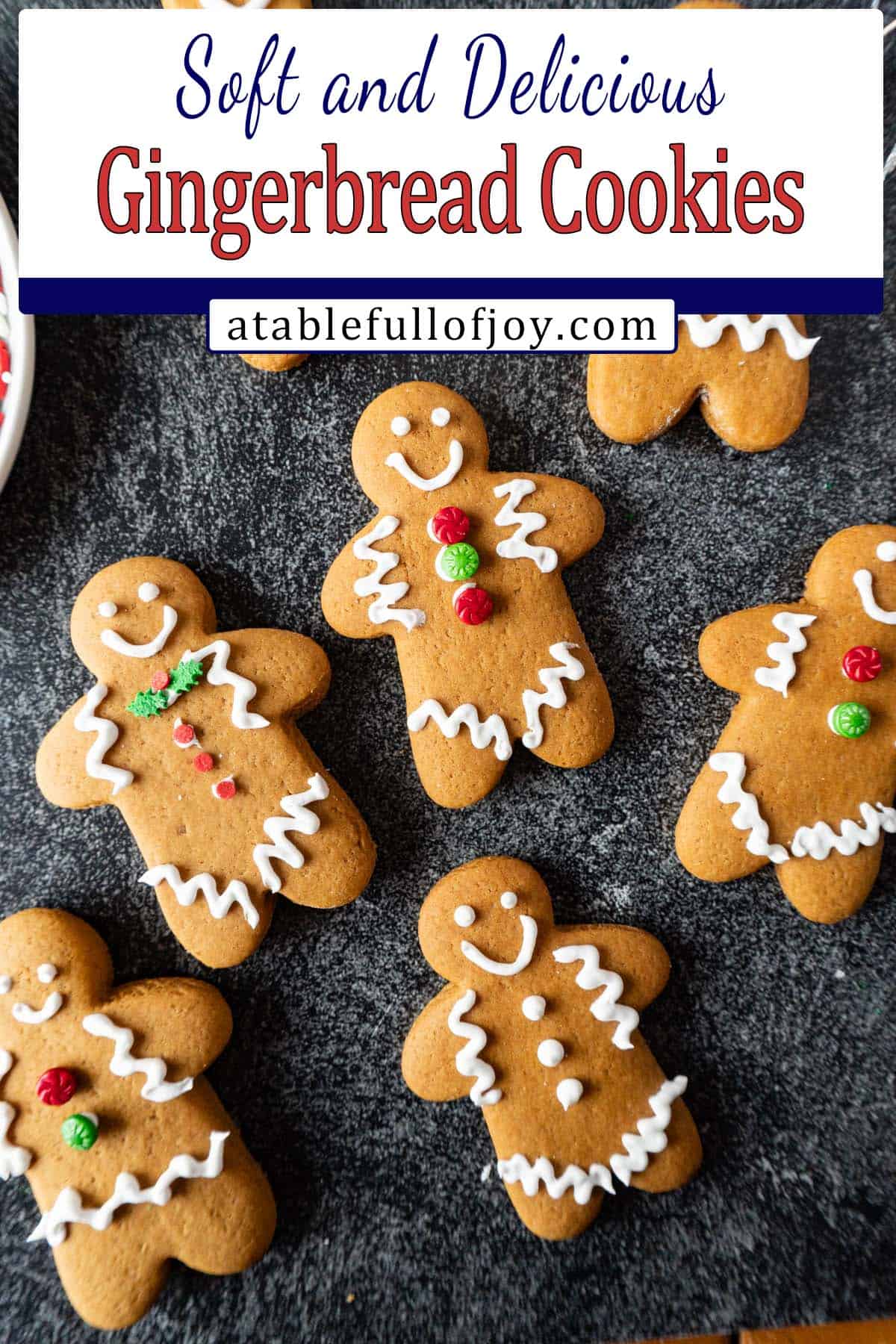 Best Gingerbread Cookies pinterest pin