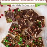 Christmas Cracker Candy pinterest pin