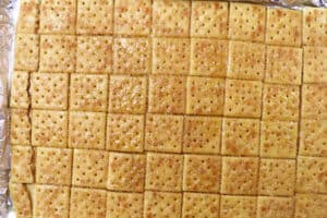 crackers after being baked