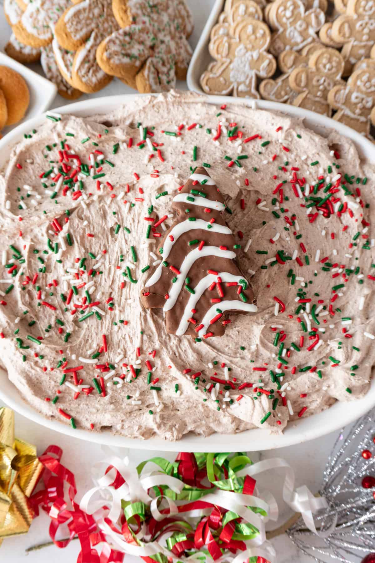 Little Debbie Chocolate Christmas Tree Dip