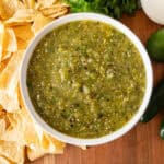 Roasted Tomatillo Salsa featured image