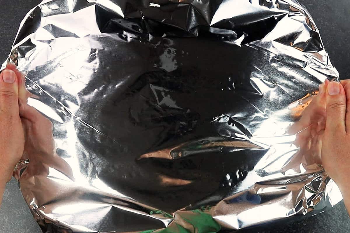 covering sliders with foil