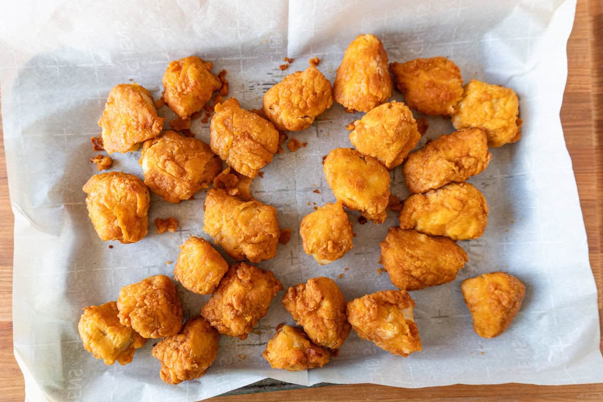 grilled chicken nuggets cooked