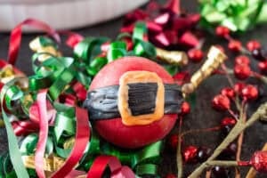 santa belt hot cocoa bomb