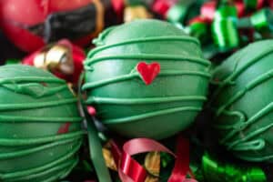 grinch hot cocoa bomb