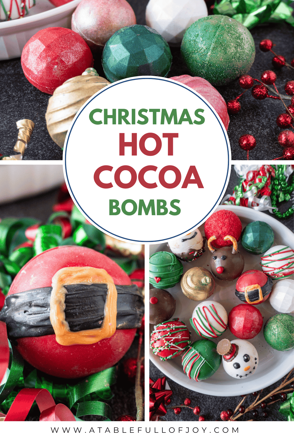 Christmas Hot Chocolate Bombs - Easy & Festive!