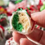 christmas oreo balls featured image